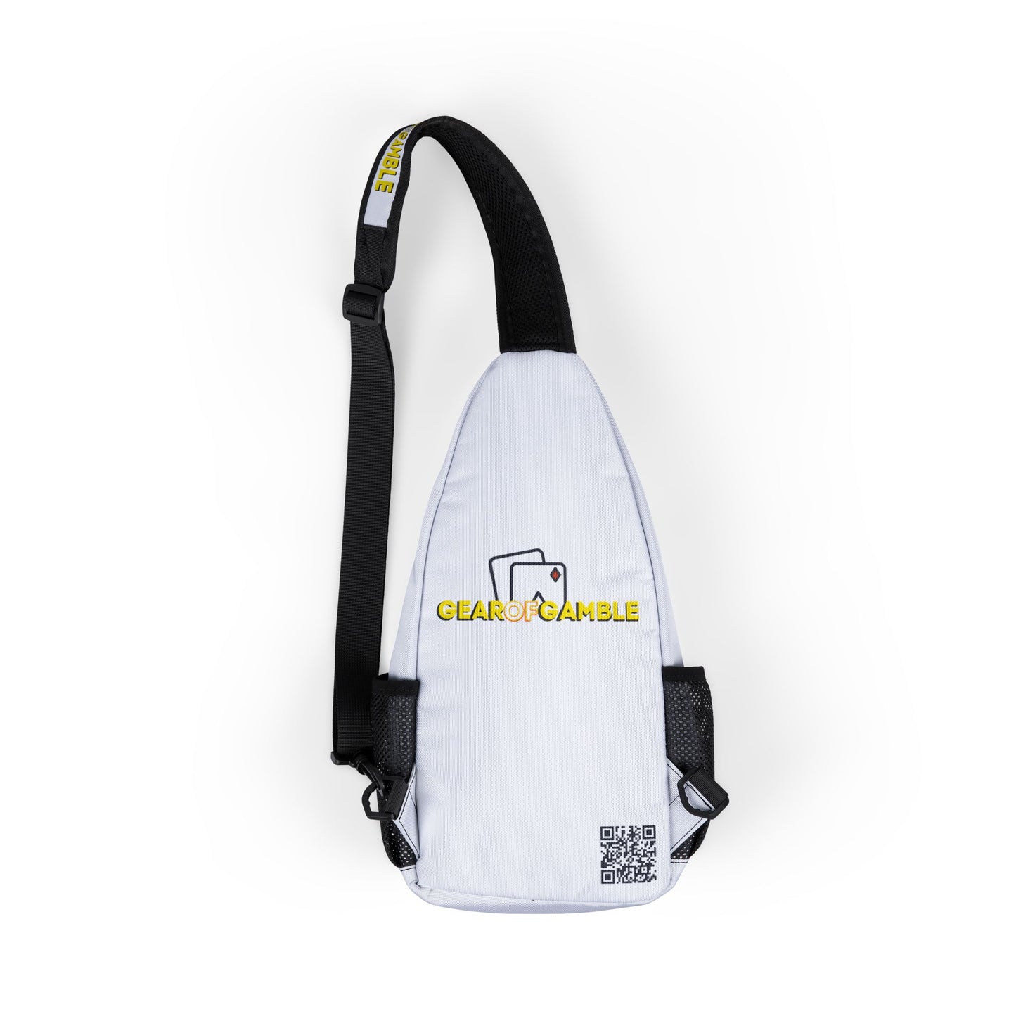 White Gamble Chest Bag