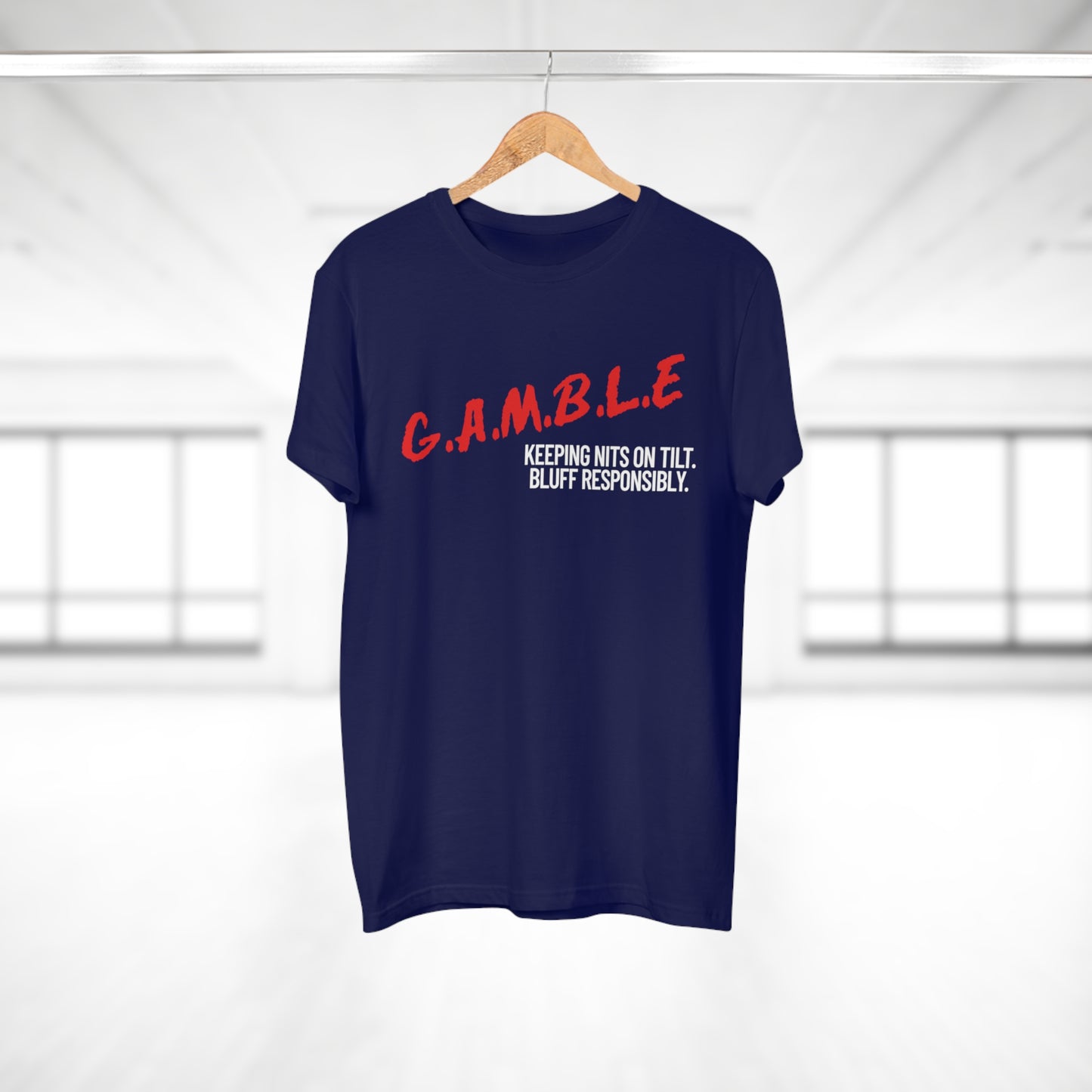GAMBLE: Bluff Responsibly Tee Shirt