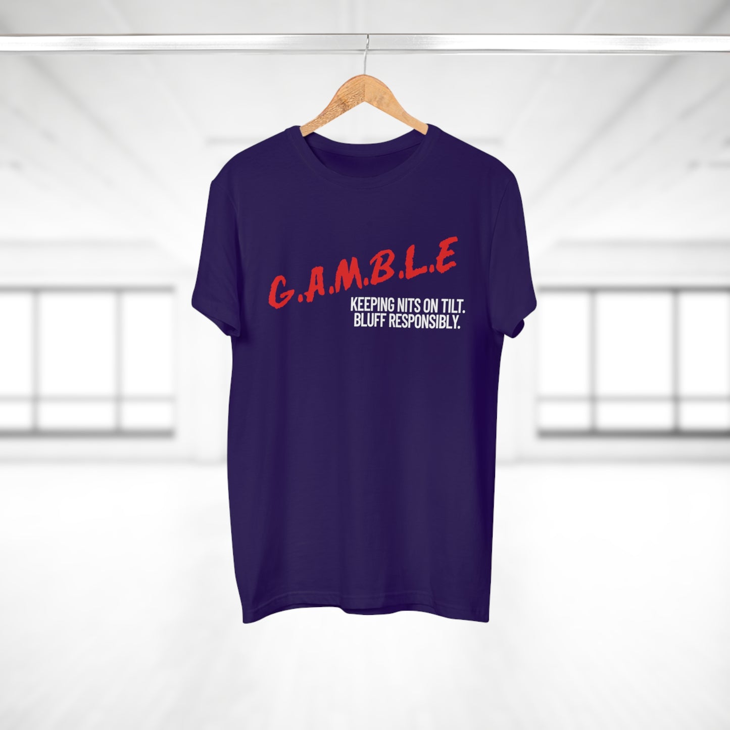 GAMBLE: Bluff Responsibly Tee Shirt