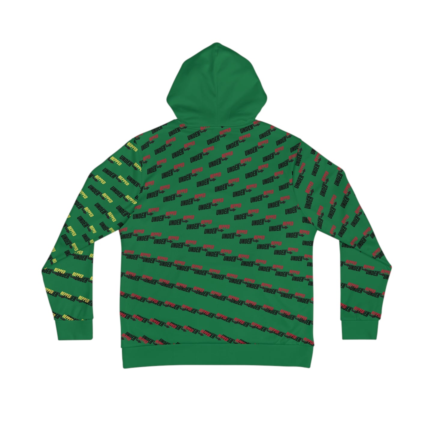 Copy of Bold Graphic Men's Hoodie - Green Patterned Streetwear