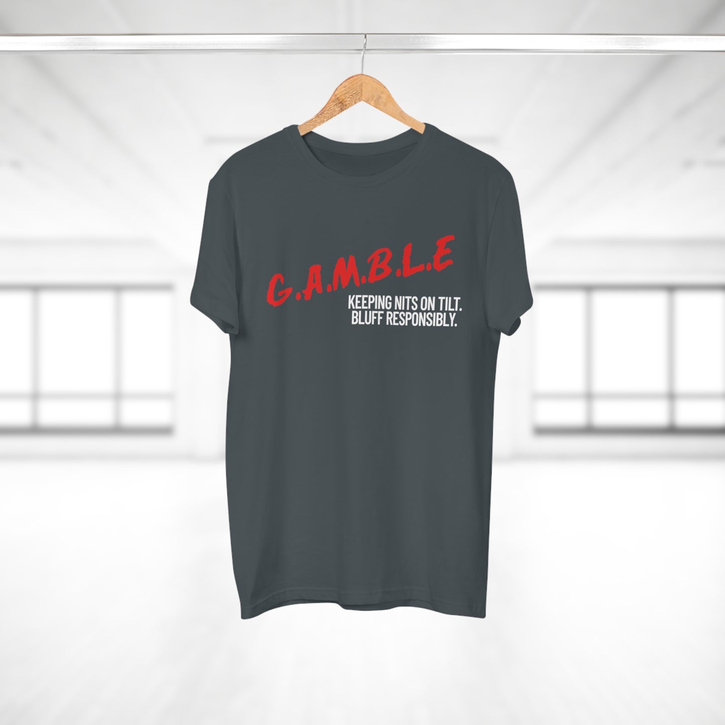 GAMBLE: Bluff Responsibly Tee Shirt