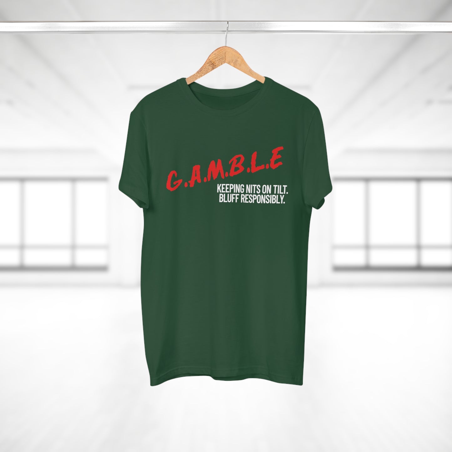 GAMBLE: Bluff Responsibly Tee Shirt