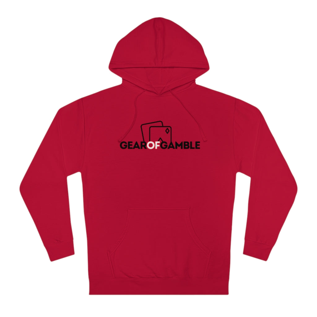 poker accessoriesRed poker hoodie featuring the bold Gear of Gamble logo on the front. Made from a soft cotton blend for ultimate comfort during long poker sessions, perfect poker apparel for players who want to rep their poker lifestyle