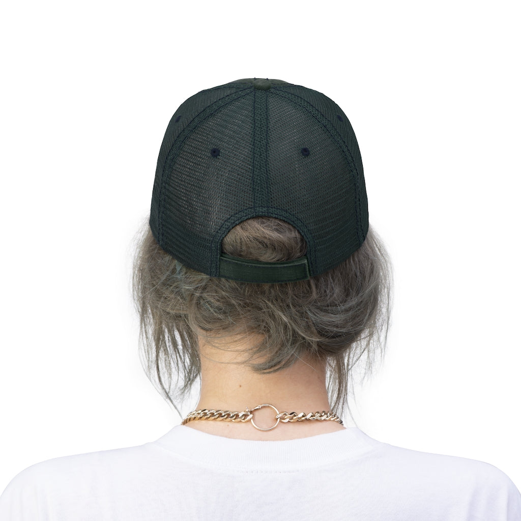 poker theme trucker hat