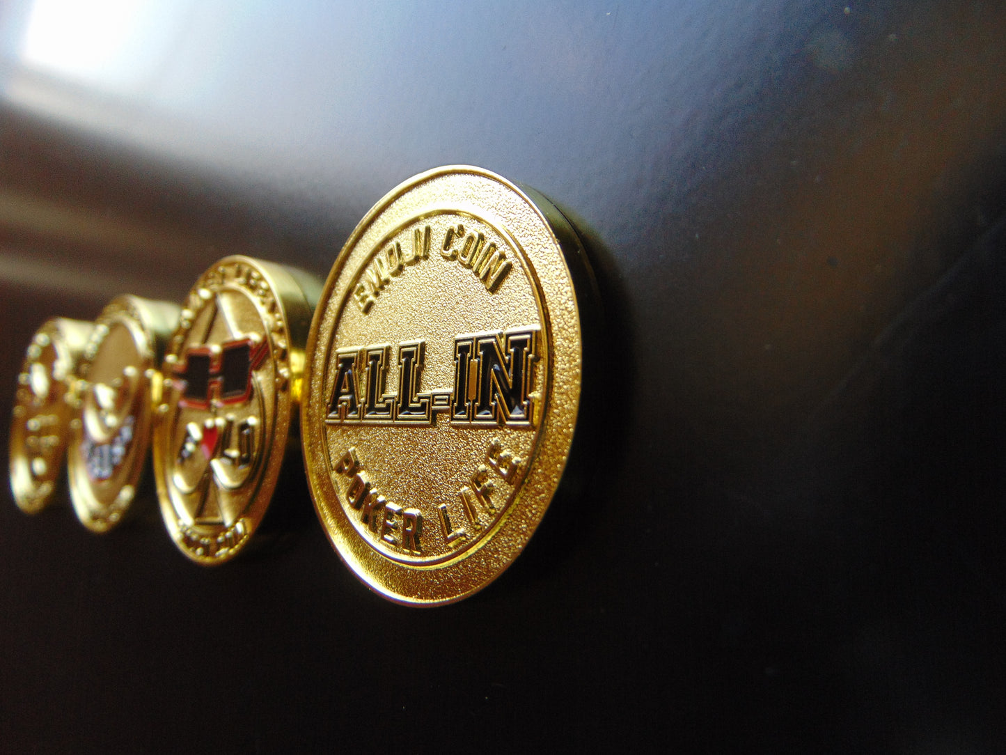 poker coin card protector fold call raise all in