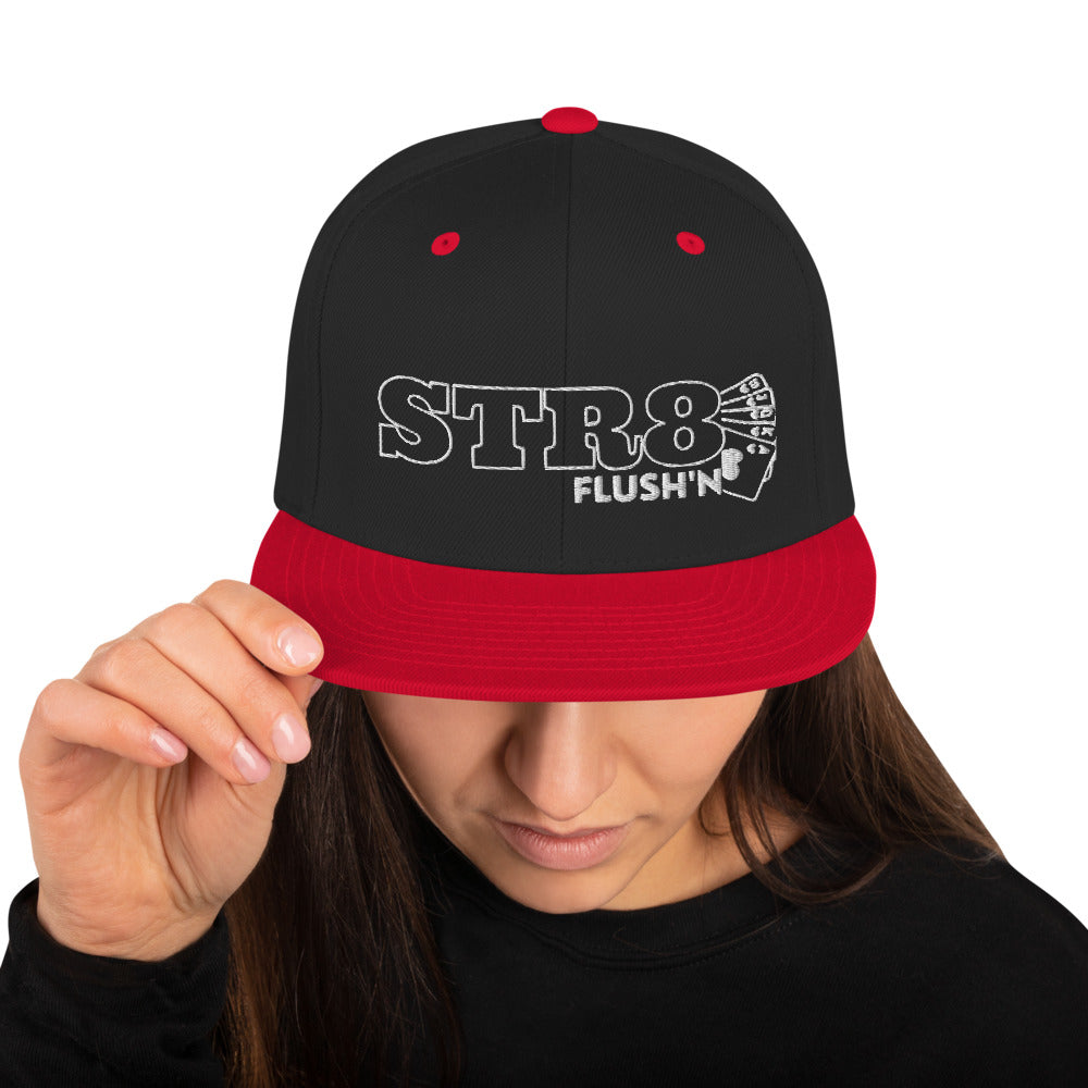 Straight Flushing Snapback Hat