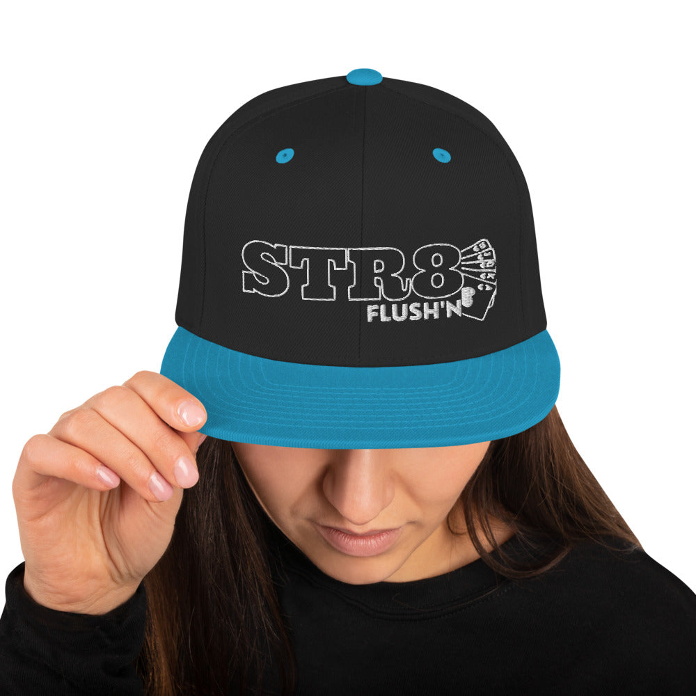 Straight Flushing Snapback Hat