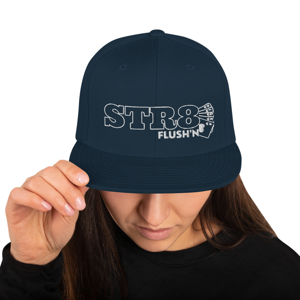 Straight Flushing Snapback Hat