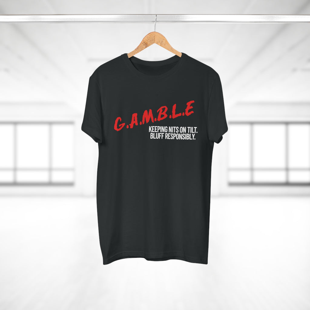 GAMBLE: Bluff Responsibly Tee Shirt