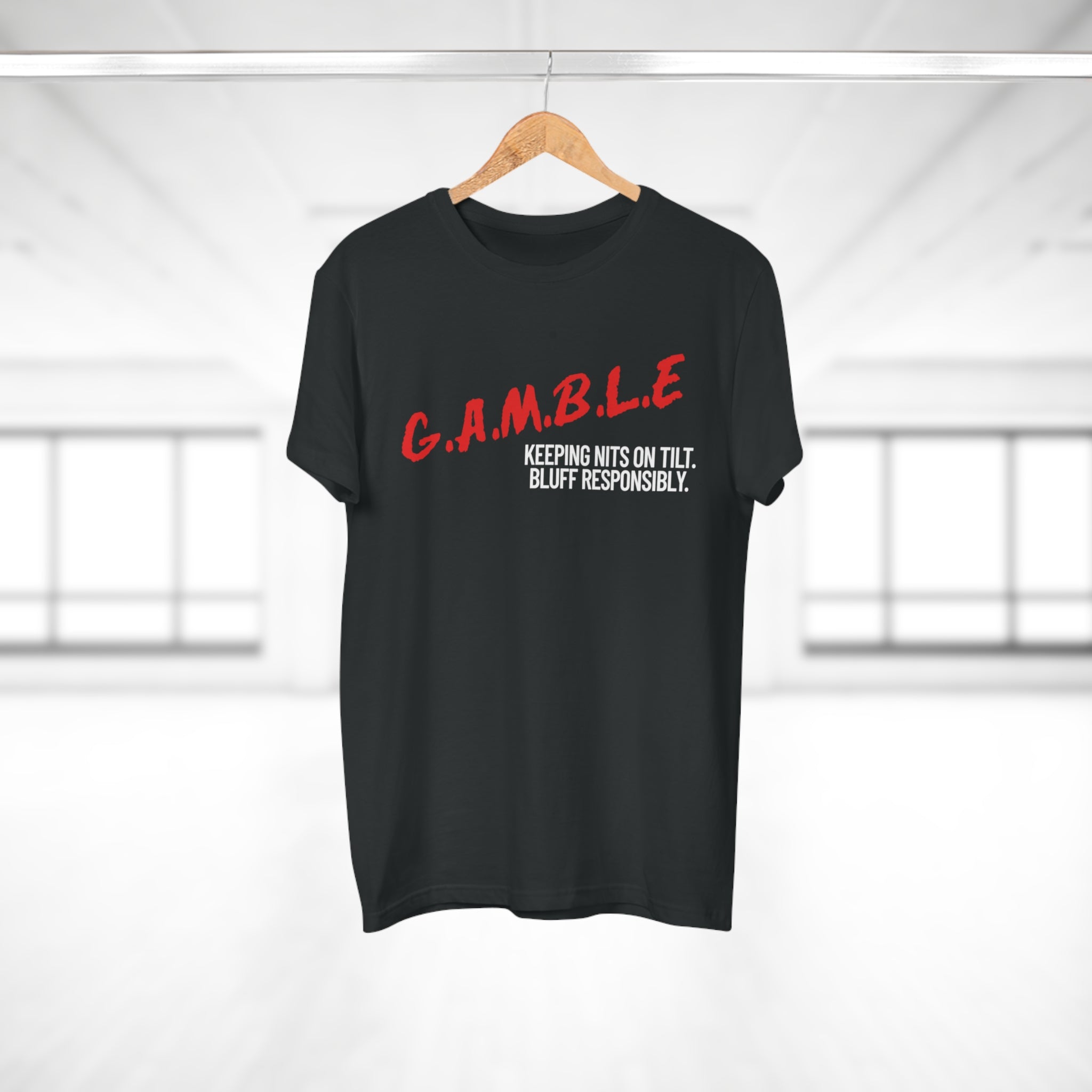 GAMBLE: Bluff Responsibly Tee Shirt
