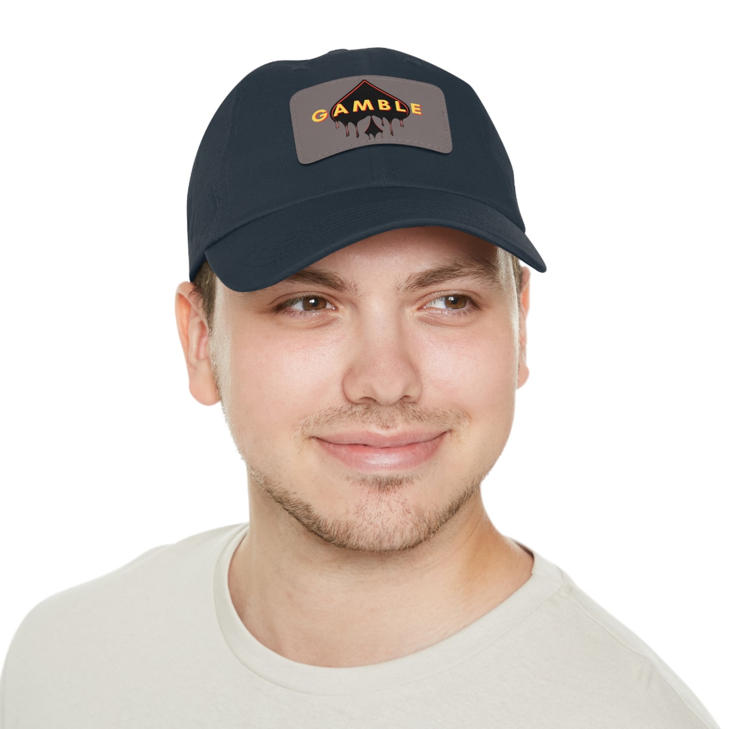 Elite Poker Pro Dad Cap with Leather Patch