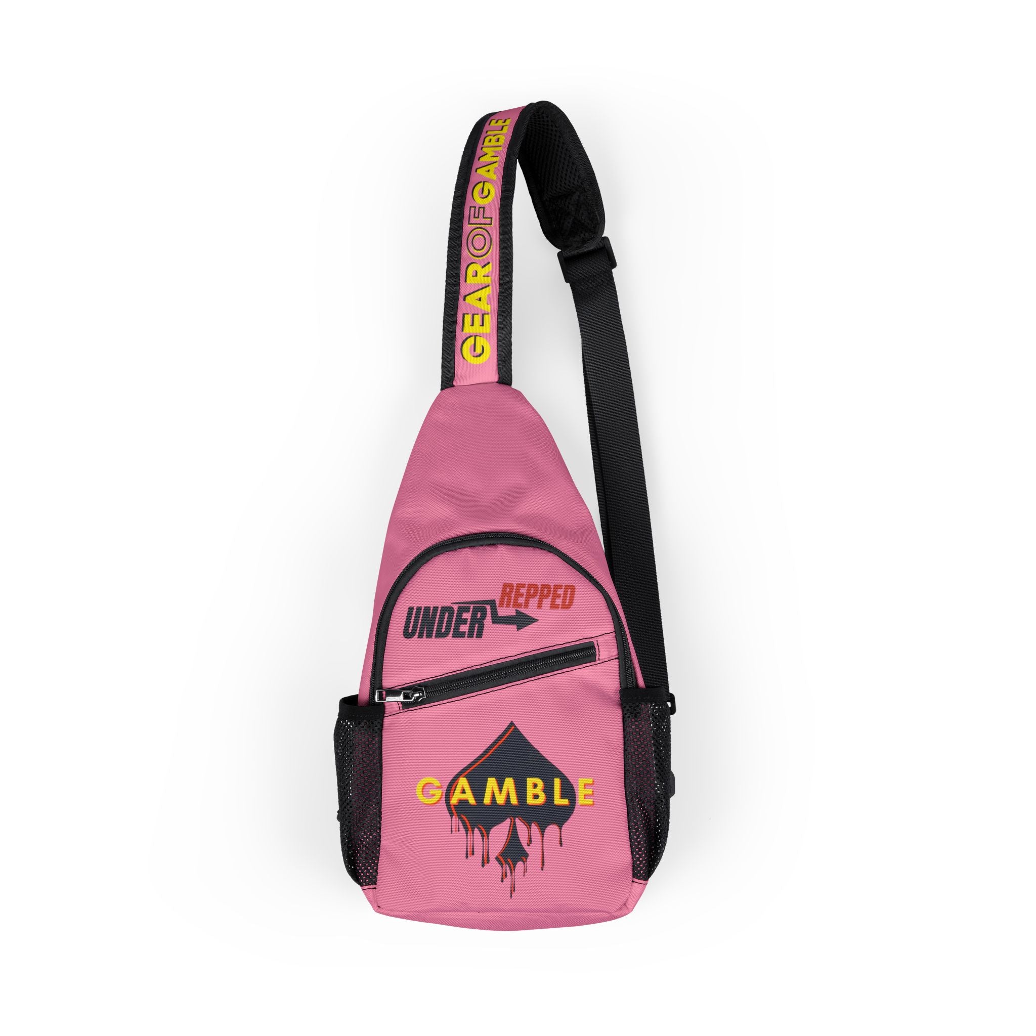 Pink Gamble Chest Bag