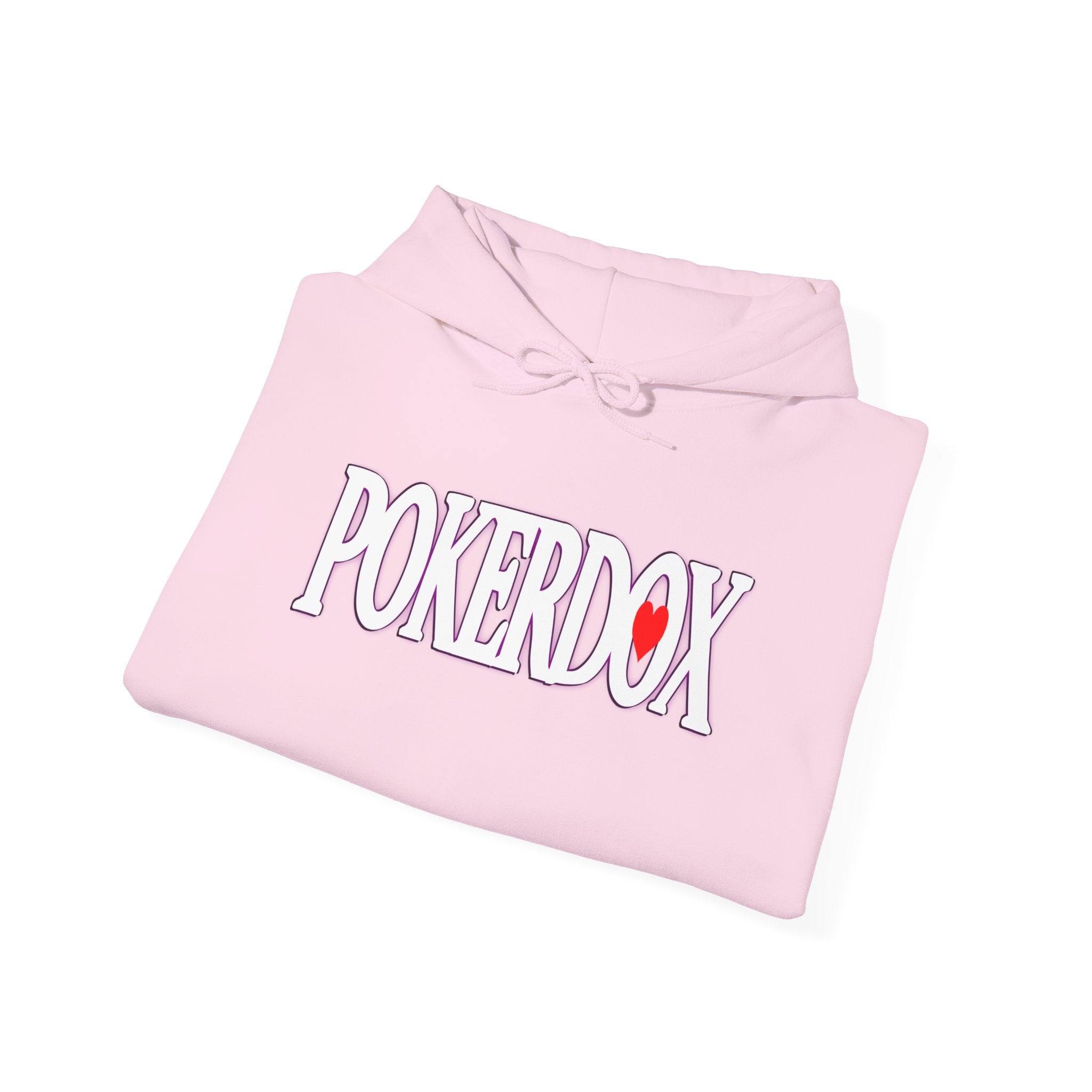 Pokerdox Crew Hoodie – Urban Graphic Hoodie Featuring Pokerdox Logo & Character Collage
