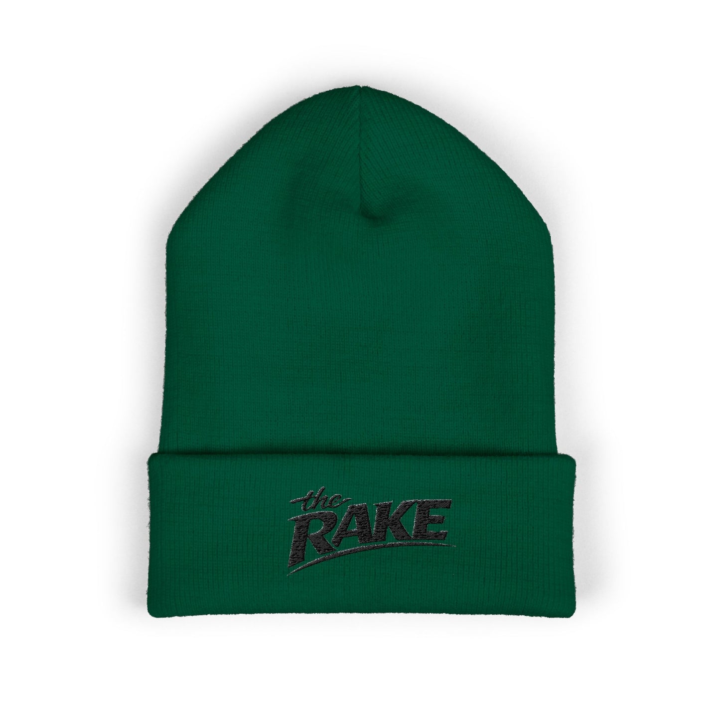 The Rake Embroidered Cuffed Beanie — Classic Logo Knit Hat