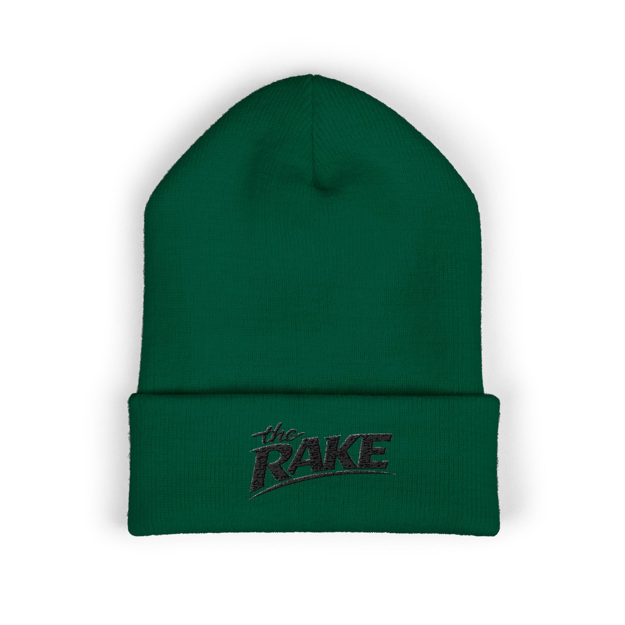 The Rake Embroidered Cuffed Beanie — Classic Logo Knit Hat