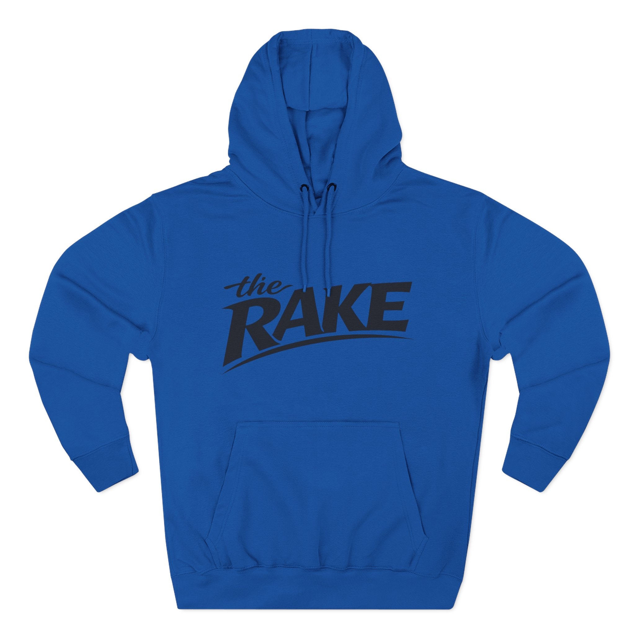 Big Rake Logo Fleece Hoodie — 'The Rake' Garden Tool Graphic Pullover