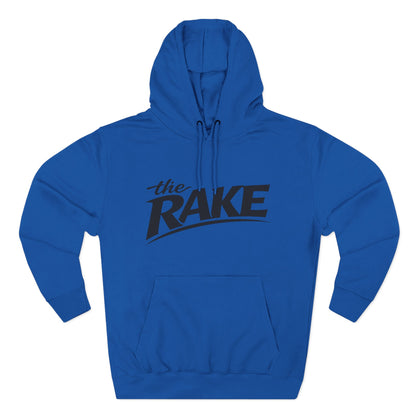 Big Rake Logo Fleece Hoodie — 'The Rake' Garden Tool Graphic Pullover