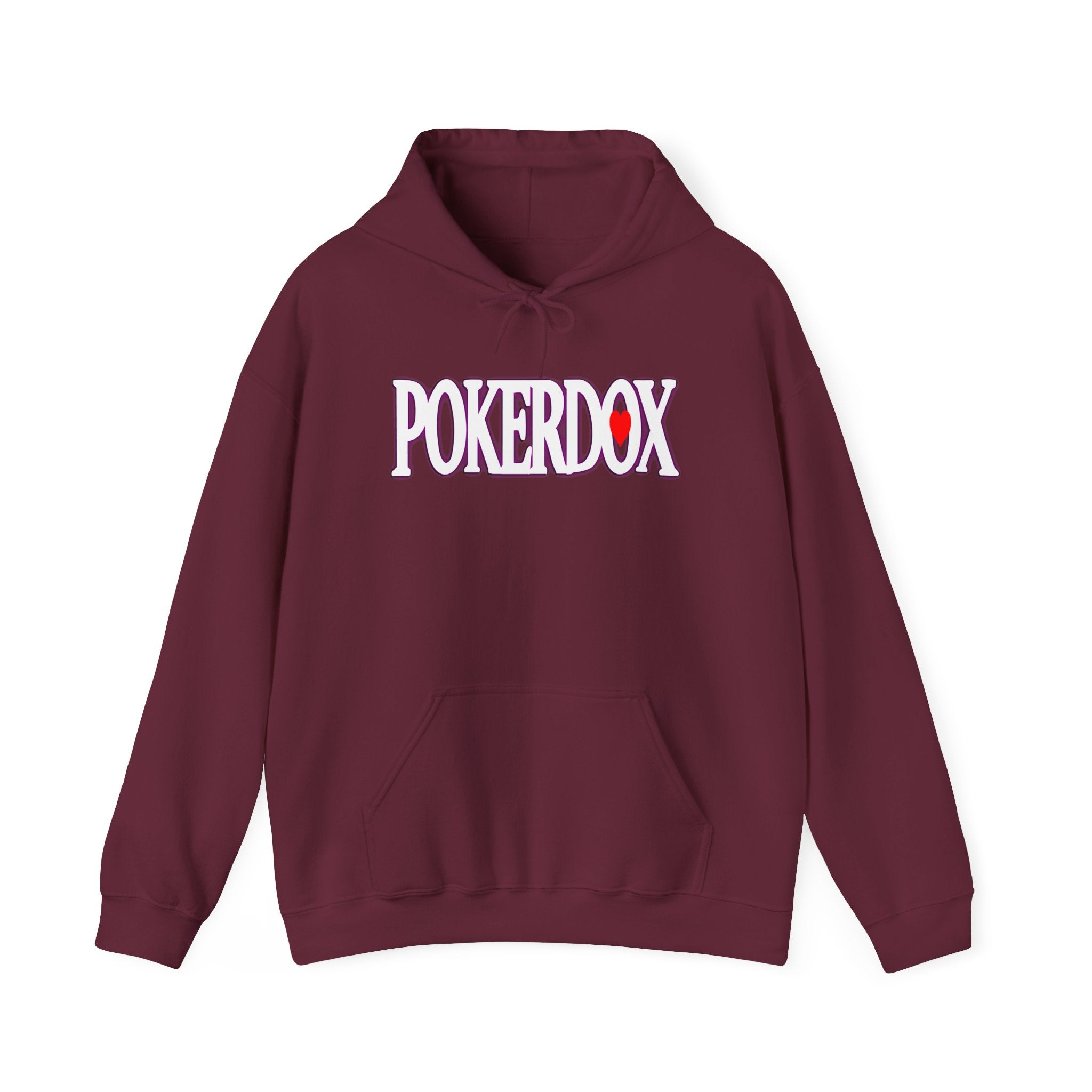 Pokerdox Crew Hoodie – Urban Graphic Hoodie Featuring Pokerdox Logo & Character Collage