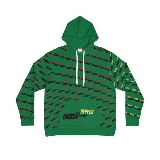 Copy of Bold Graphic Men's Hoodie - Green Patterned Streetwear