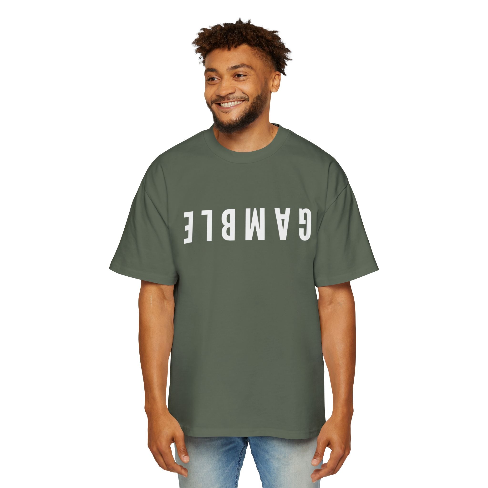 Long Walks in the Big Blind GAMBLE Tee OVERSIZED