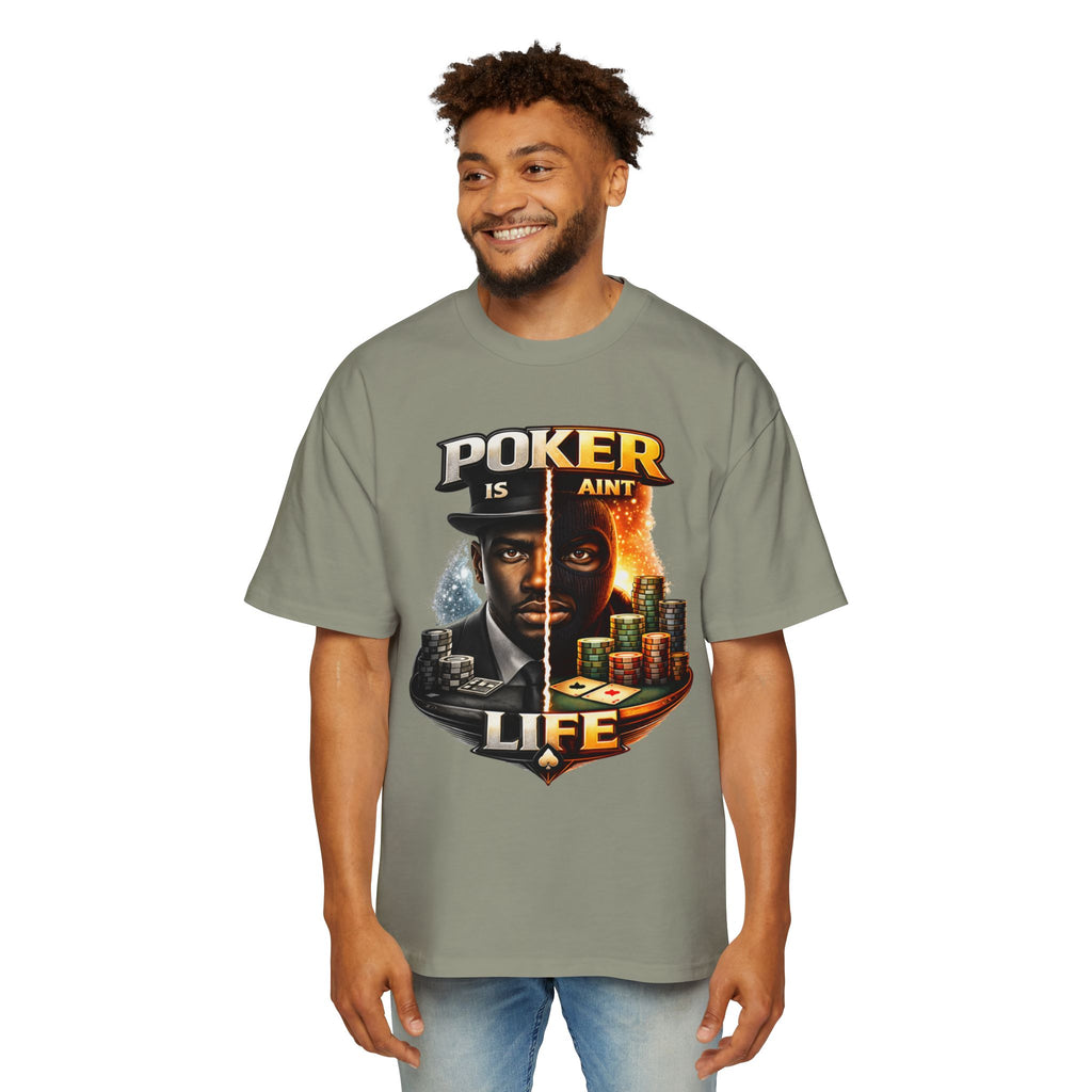 Poker Is/Ain't Life Tee — Men's Poker Graphic T-Shirt