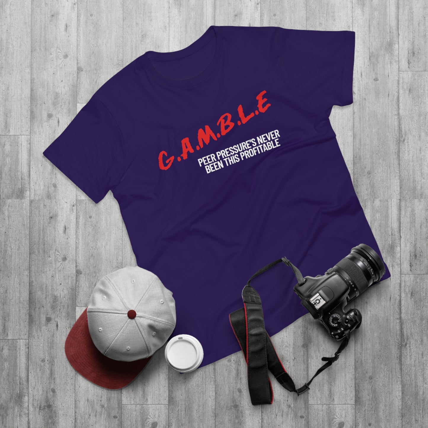 GAMBLE Men’s T-Shirt - Profitable Pressure - Casual Gaming Apparel