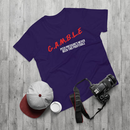 GAMBLE Men’s T-Shirt - Profitable Pressure - Casual Gaming Apparel