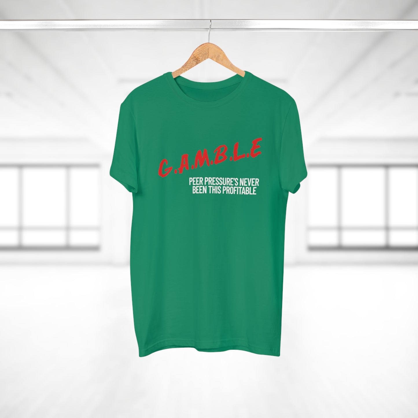 GAMBLE Men’s T-Shirt - Profitable Pressure - Casual Gaming Apparel