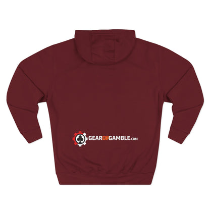 Big Rake Logo Fleece Hoodie — 'The Rake' Garden Tool Graphic Pullover