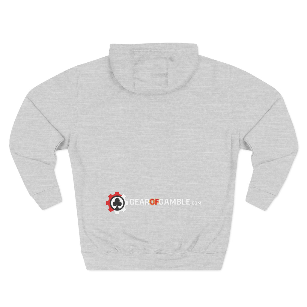 Big Rake Logo Fleece Hoodie — 'The Rake' Garden Tool Graphic Pullover