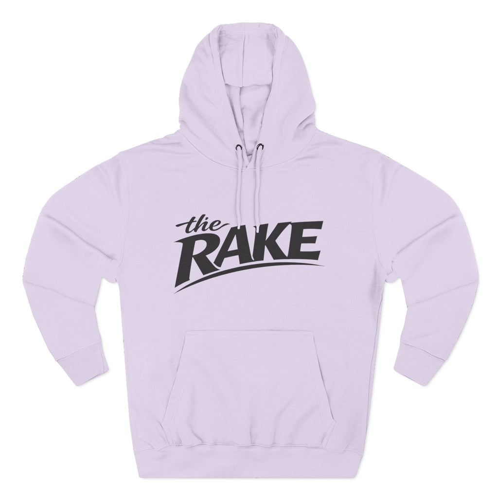 Big Rake Logo Fleece Hoodie — 'The Rake' Garden Tool Graphic Pullover