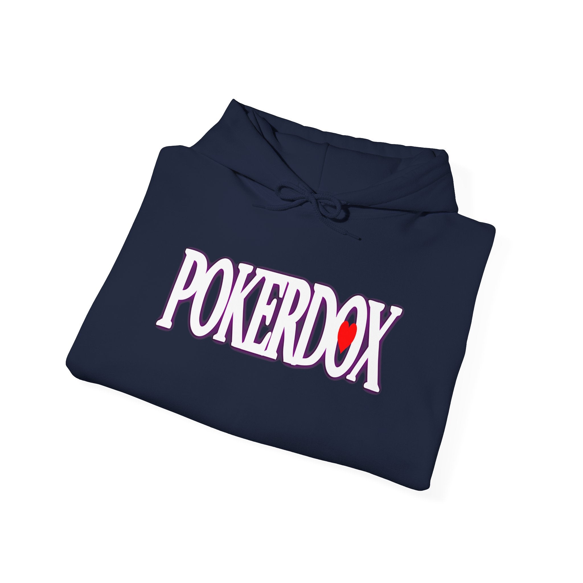 Pokerdox Crew Hoodie – Urban Graphic Hoodie Featuring Pokerdox Logo & Character Collage