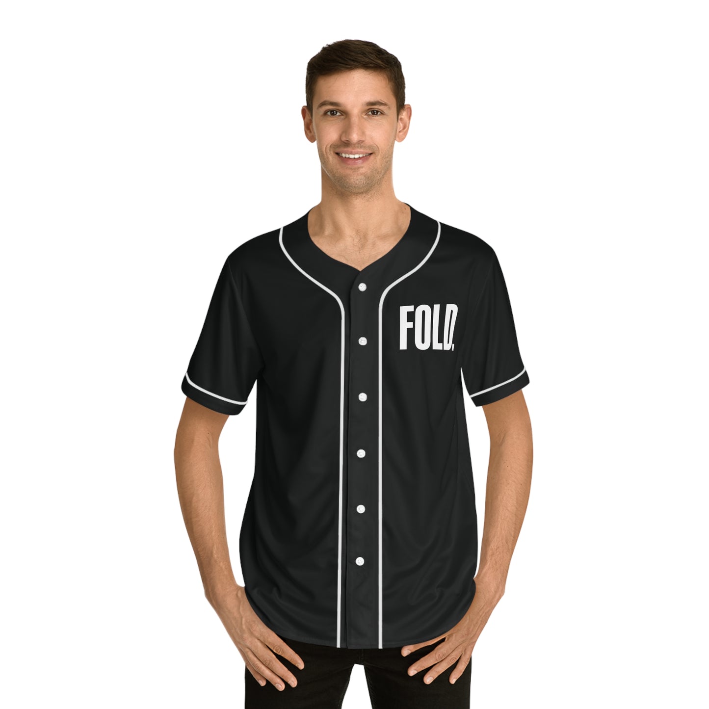 Black Fold. Baseball Jersey