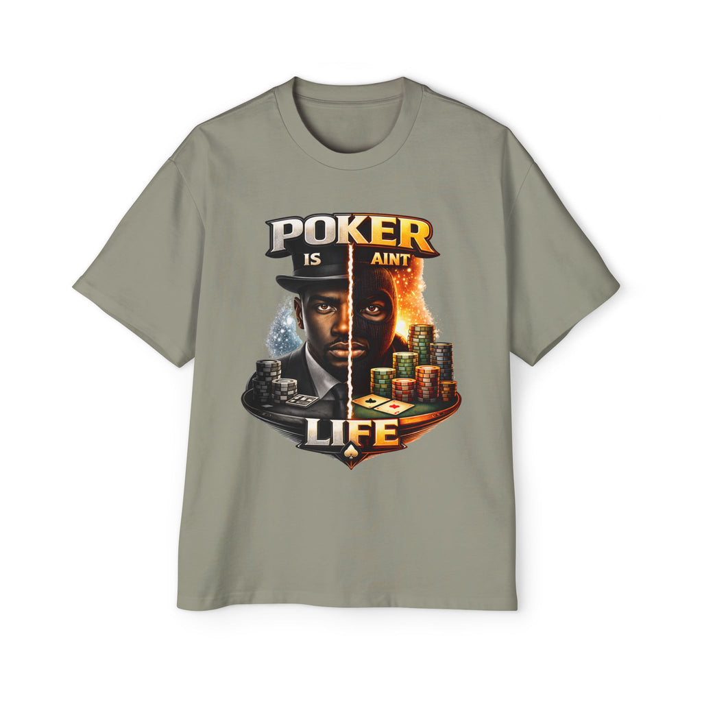Poker Is/Ain't Life Tee — Men's Poker Graphic T-Shirt