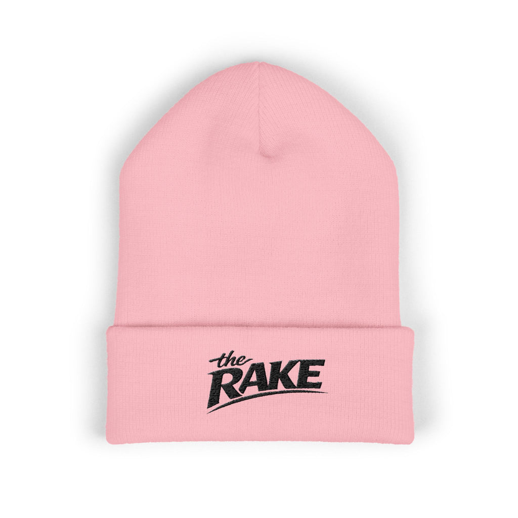 The Rake Embroidered Cuffed Beanie — Classic Logo Knit Hat