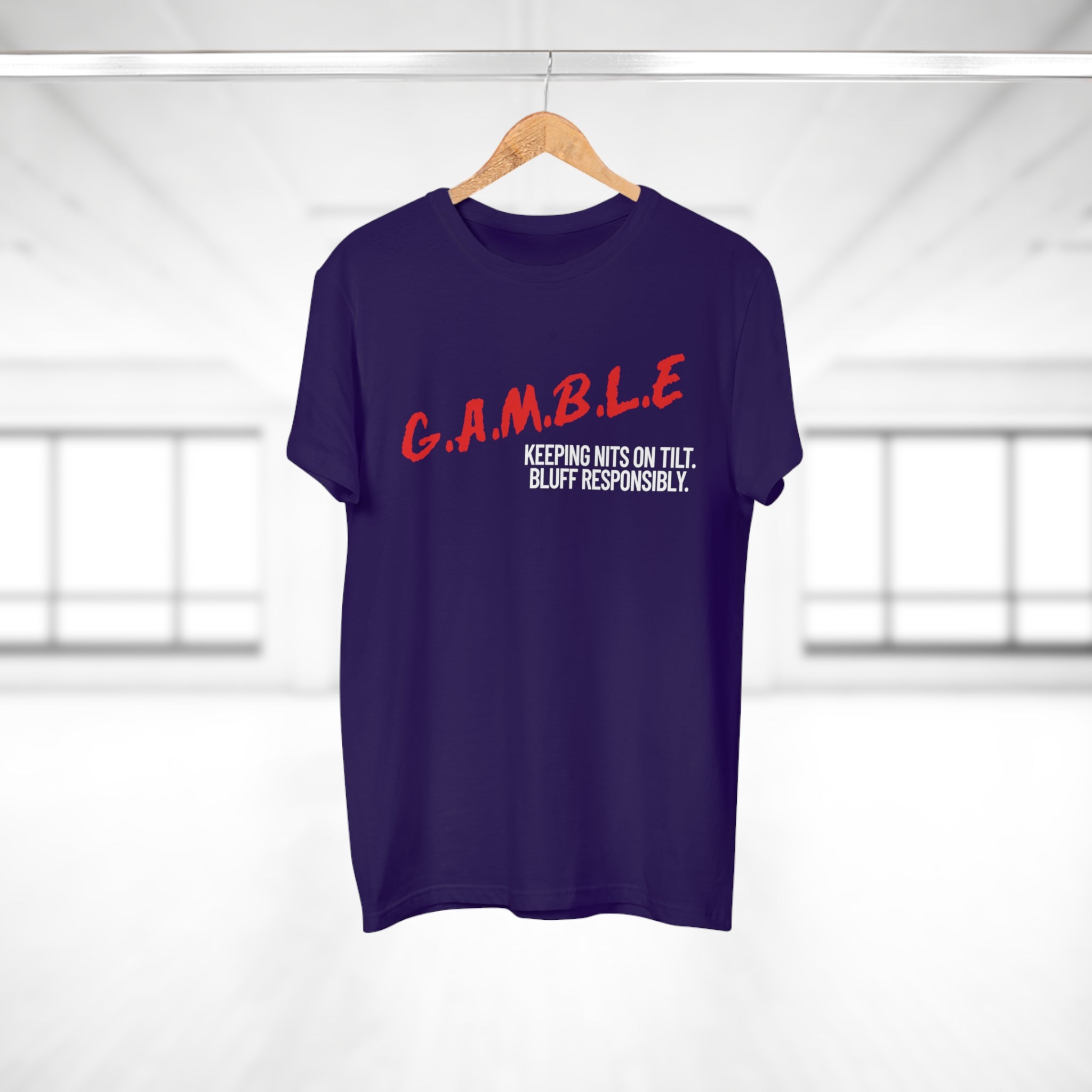 GAMBLE: Bluff Responsibly Tee Shirt