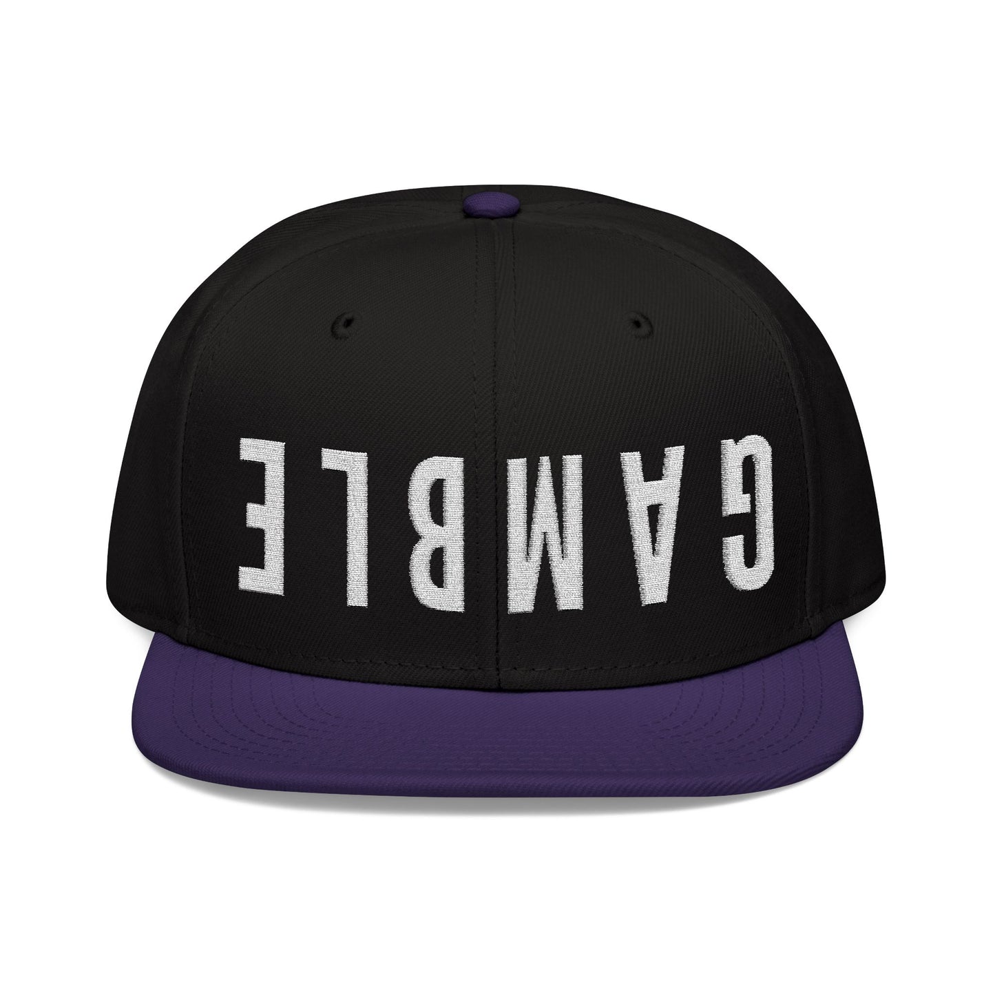 BIG GAMBLE Snapback Cap - Trendy Embroidered Adjustable Hat