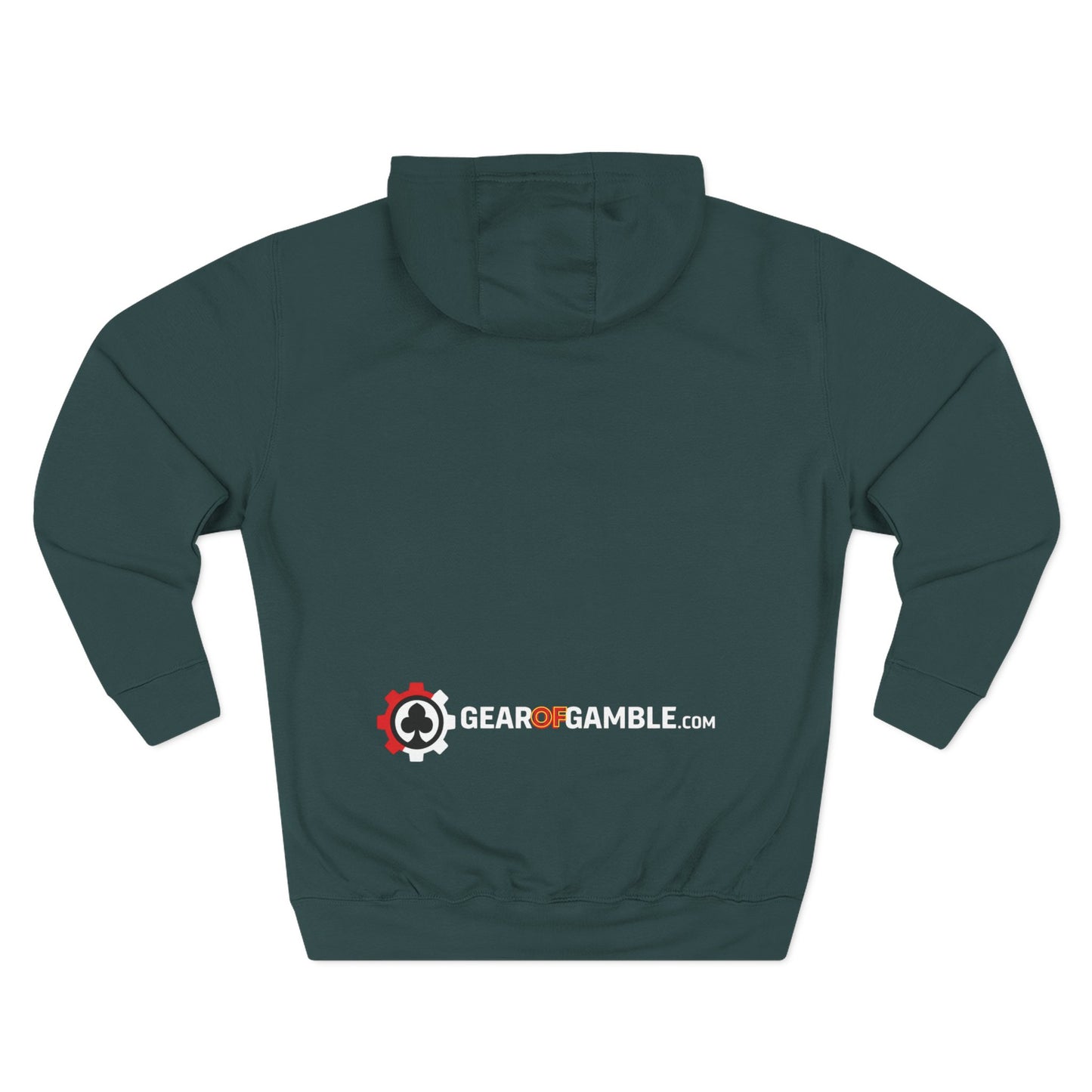 Big Rake Logo Fleece Hoodie — 'The Rake' Garden Tool Graphic Pullover