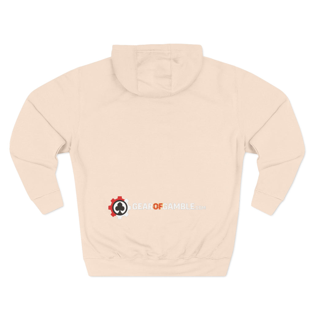 Big Rake Logo Fleece Hoodie — 'The Rake' Garden Tool Graphic Pullover