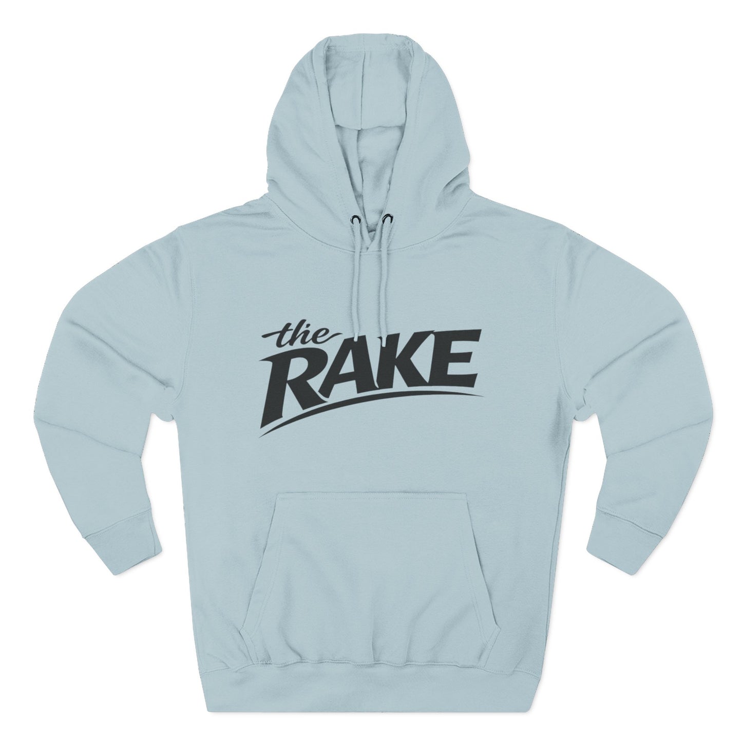 Big Rake Logo Fleece Hoodie — 'The Rake' Garden Tool Graphic Pullover