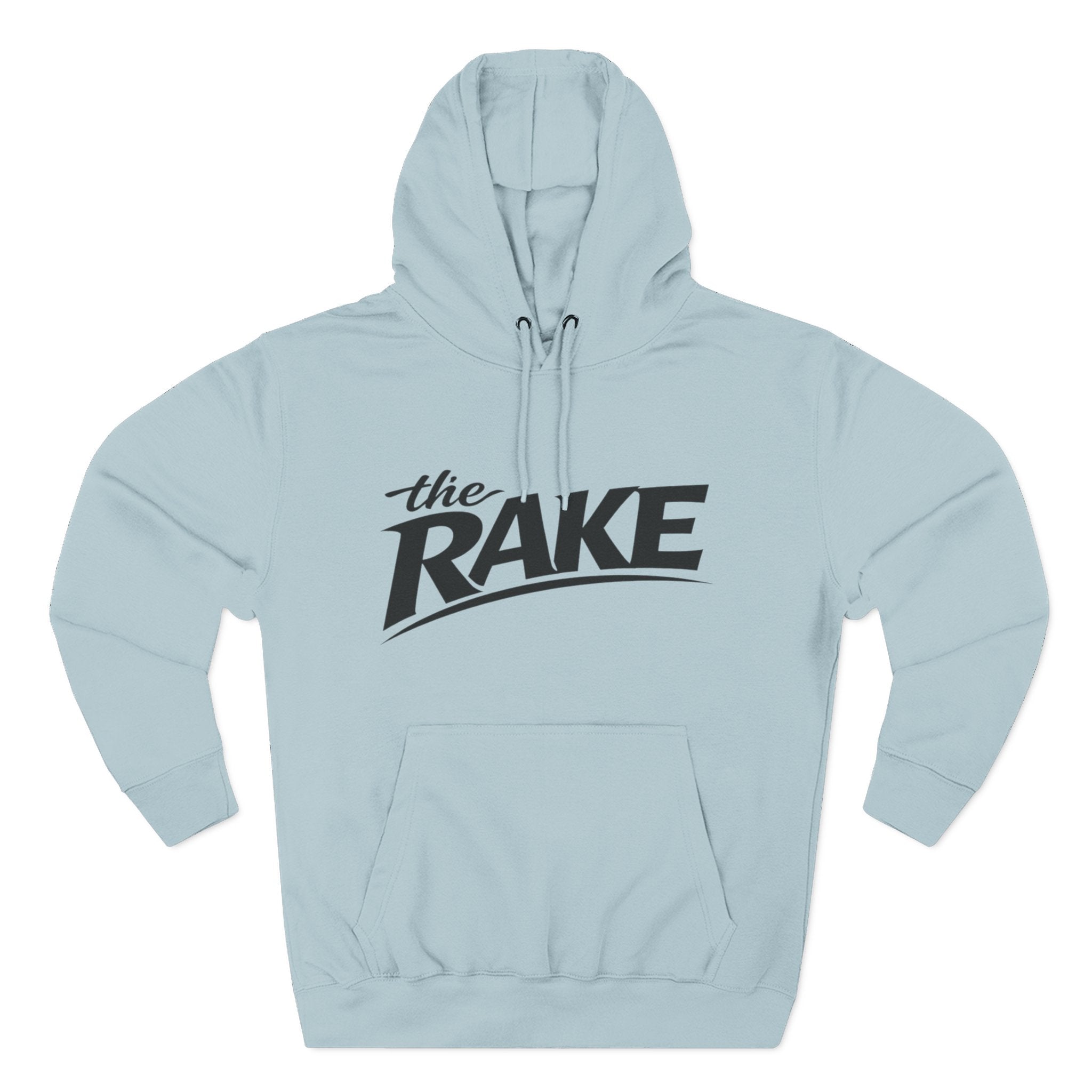 Big Rake Logo Fleece Hoodie — 'The Rake' Garden Tool Graphic Pullover