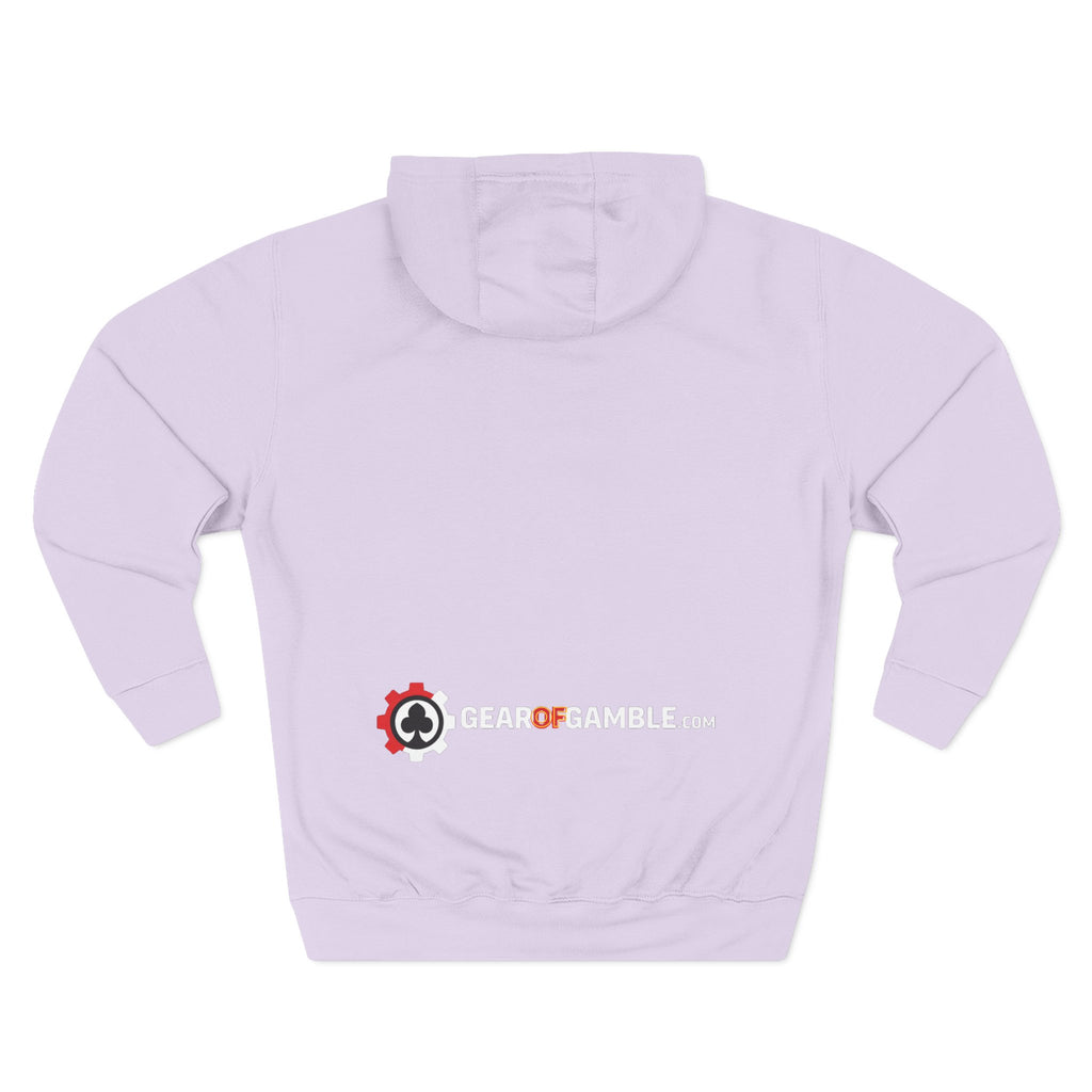 Big Rake Logo Fleece Hoodie — 'The Rake' Garden Tool Graphic Pullover