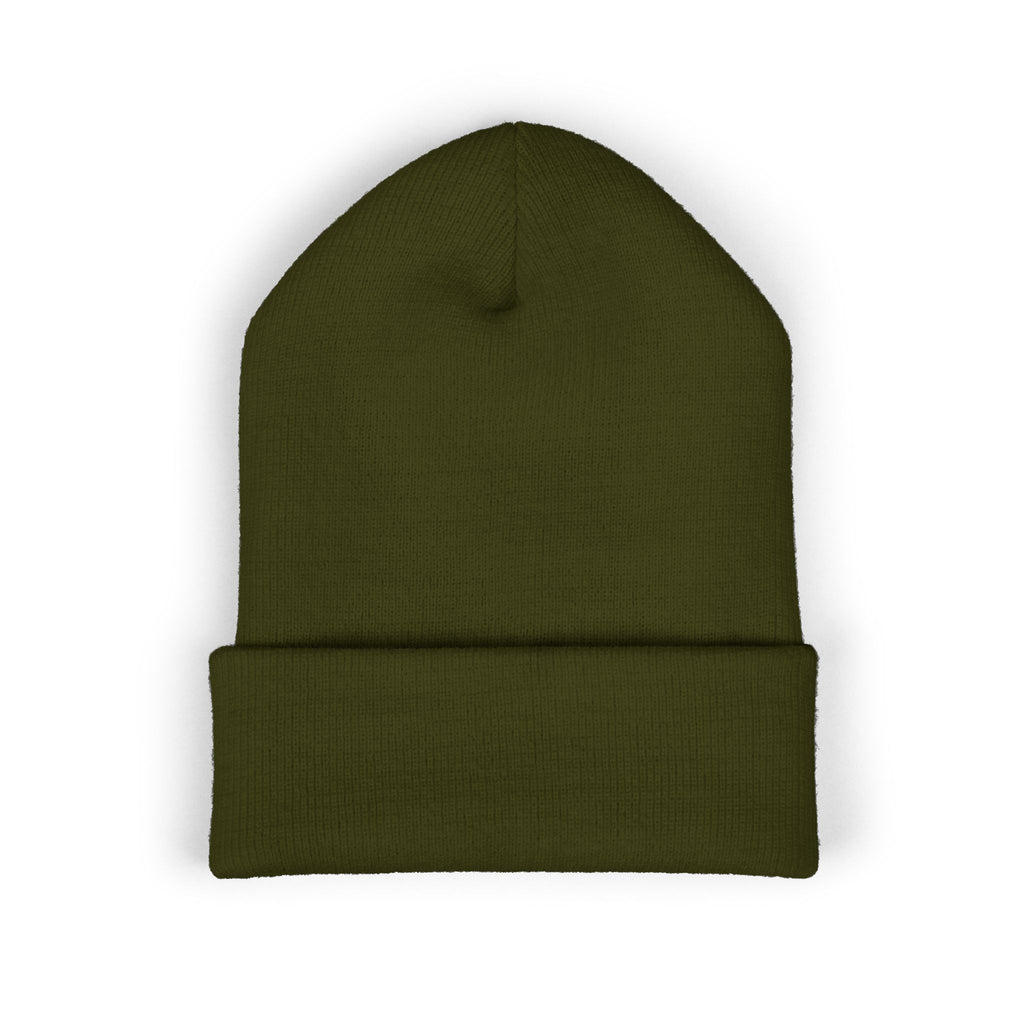 The Rake Embroidered Cuffed Beanie — Classic Logo Knit Hat