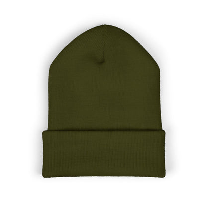 The Rake Embroidered Cuffed Beanie — Classic Logo Knit Hat