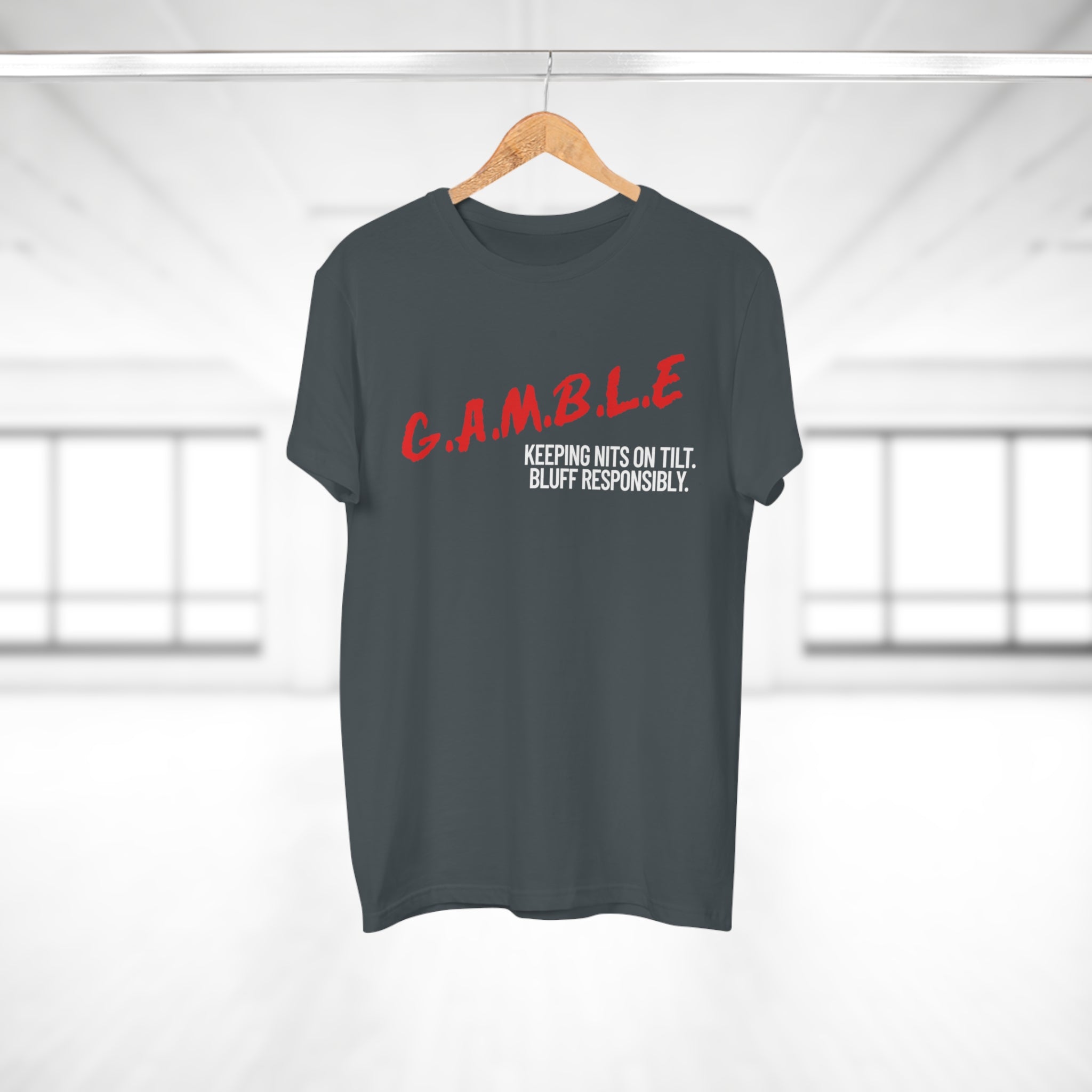 GAMBLE: Bluff Responsibly Tee Shirt