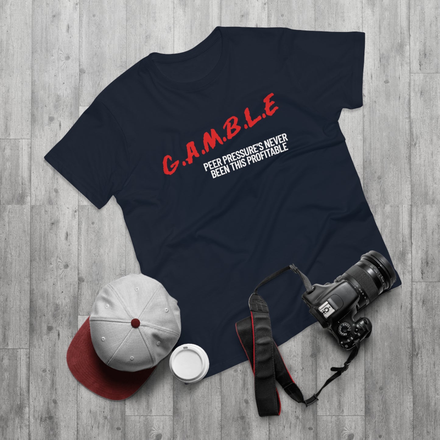 GAMBLE Men’s T-Shirt - Profitable Pressure - Casual Gaming Apparel