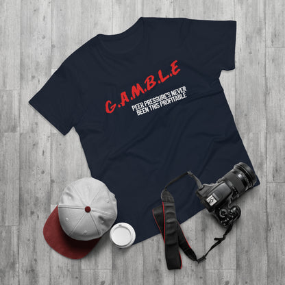 GAMBLE Men’s T-Shirt - Profitable Pressure - Casual Gaming Apparel