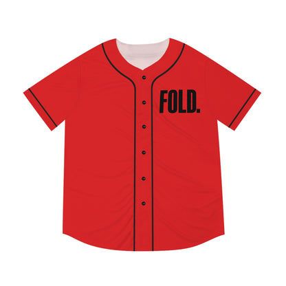Red Fold. Baseball Jersey