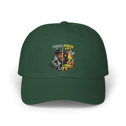 Camo "Poker Ain't Life" Classic Dad Cap — Vintage Card Player Hat