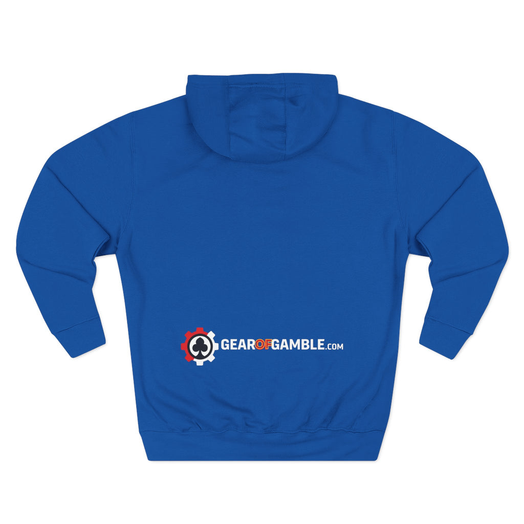 Big Rake Logo Fleece Hoodie — 'The Rake' Garden Tool Graphic Pullover